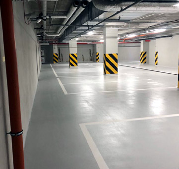 rénovation sol parking